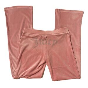 Juicy Couture Rose Velour Pants